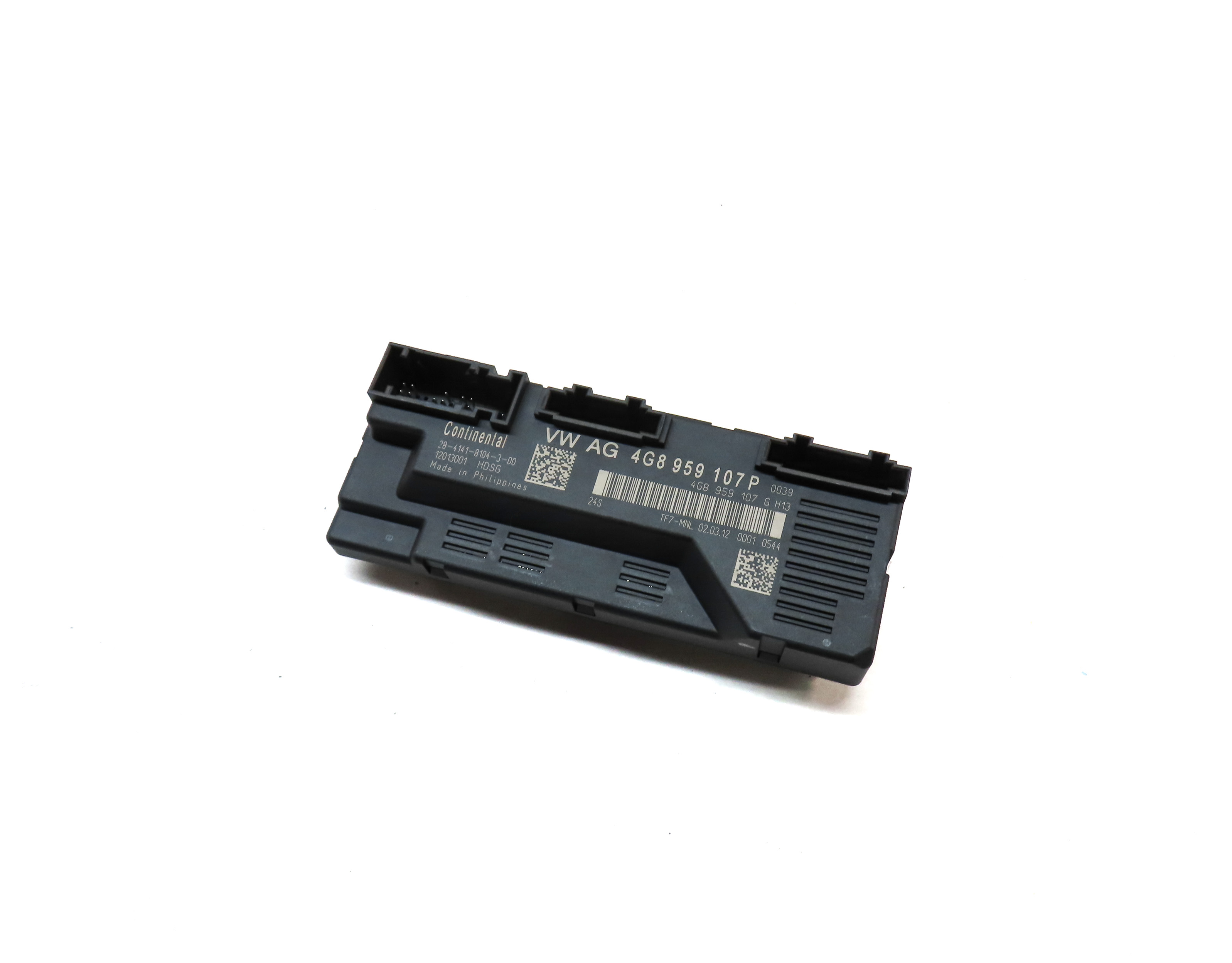 2012 AUDI A7 (C7 4G8) REAR TRUNK TAILGATE LIFTGATE HATCH LID CONTROL MODULE — exact item pictured